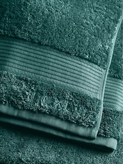 Green Juniper Egyptian Cotton Towel - Image 3 of 4