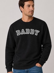 Personalised Dad Sweatshirt with Names on Sleeve by Loveabode - Image 2 of 4