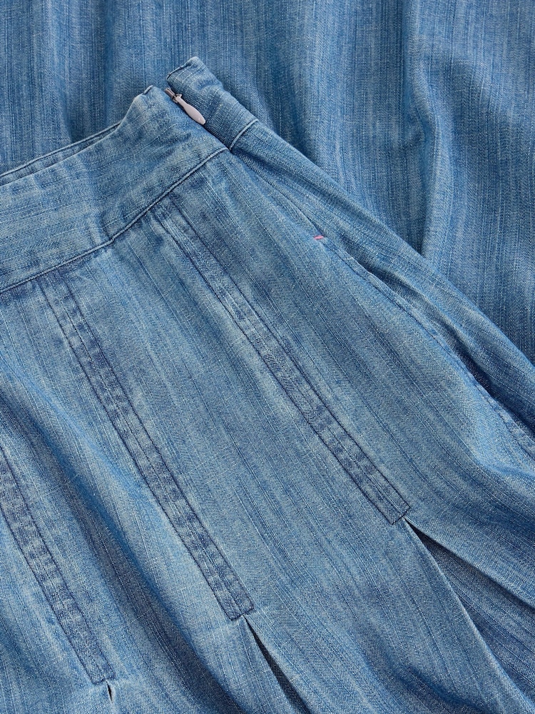 White Stuff Blue Marlowe Denim Skirt - Image 6 of 6