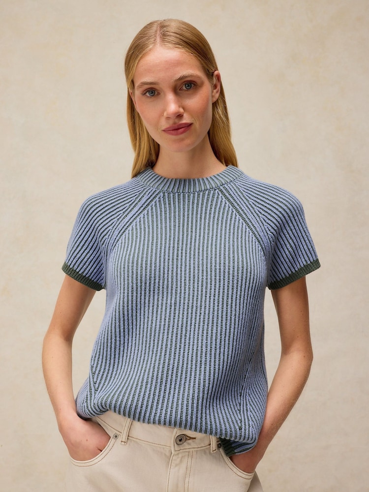 White Stuff T-Shirt mit Plattierung - Bild 1 von 5 White Stuff T-Shirt mit Plattierung - Bild 1 von 5