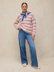 White Stuff White Gigi Stripe Jumper - Image 1 of 6