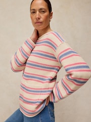 White Stuff White Gigi Stripe Jumper - Image 3 of 6
