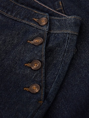 White Stuff Blue Reese Button Detail Jeans - Image 6 of 6