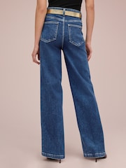 Donkerblauw - Jeans met wijde pijpen - Image 3 of 6