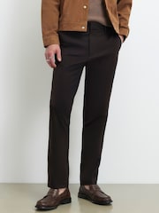 River Island Brown Slim Fit Chino Trousers - Image 1 of 3