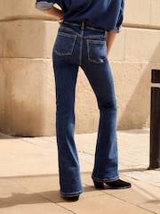 bleu foncé - Jean évasé ultra-doux - Image 3 de 6