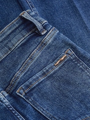 bleu foncé - Jean évasé ultra-doux - Image 6 de 6