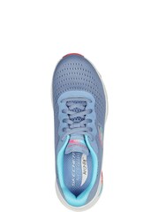 Skechers Blue Multi Arch Fit Infinity Cool Trainers - Image 3 of 5