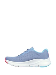 Skechers Blue Multi Arch Fit Infinity Cool Trainers - Image 4 of 5