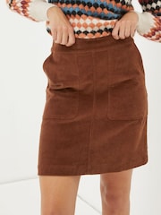 FatFace Brown Eliza Cord Skirt - Image 3 of 6