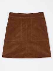 FatFace Brown Eliza Cord Skirt - Image 6 of 6