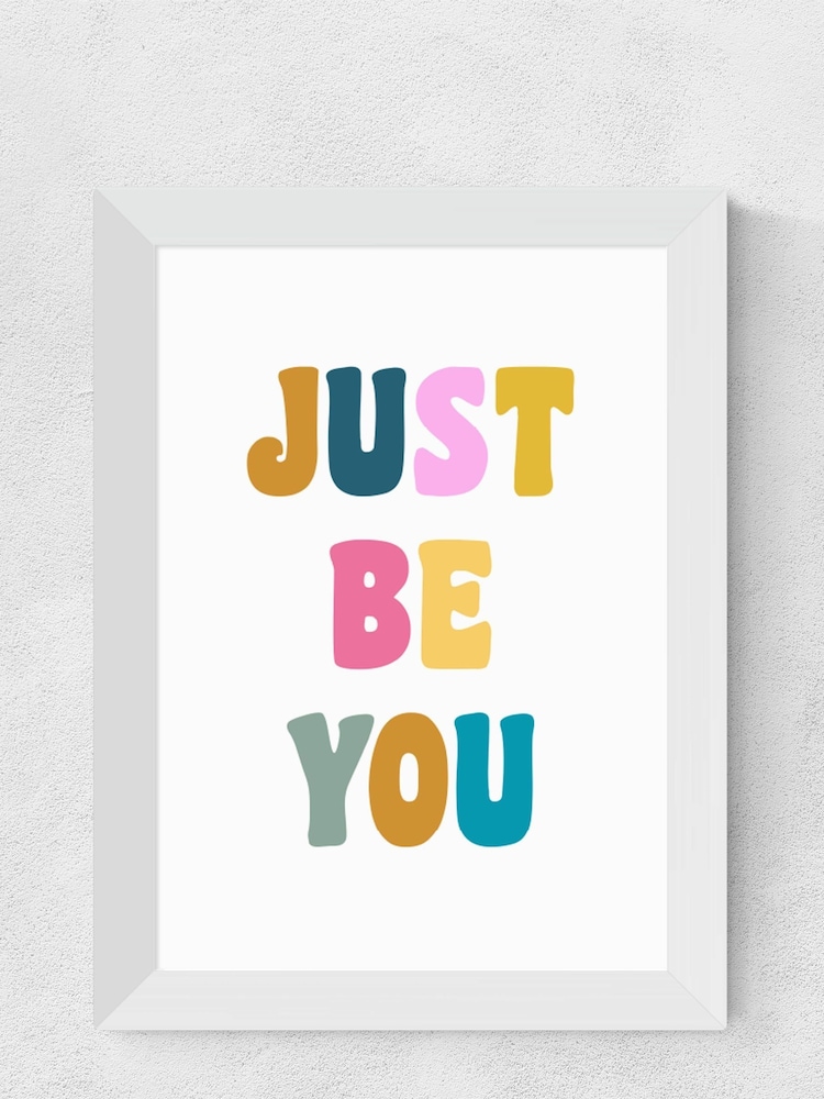 East End Prints White Just Be You Print by apricot+birch - Image 2 of 2