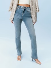 Normaal blauw - Superzachte bootcut-jeans - Image 1 of 7