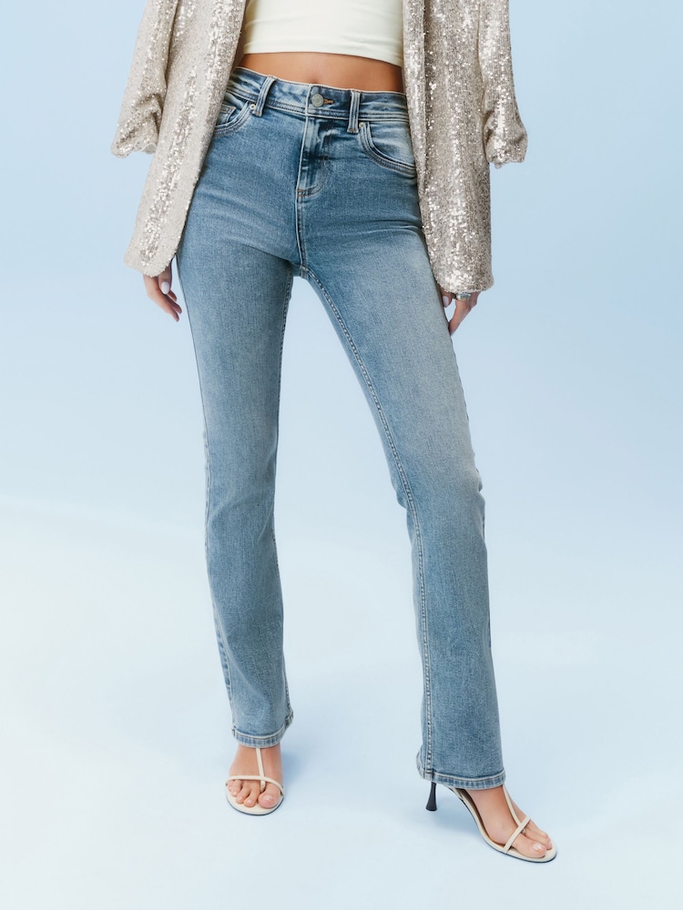 Normaal blauw - Superzachte bootcut-jeans - Image 1 of 7
