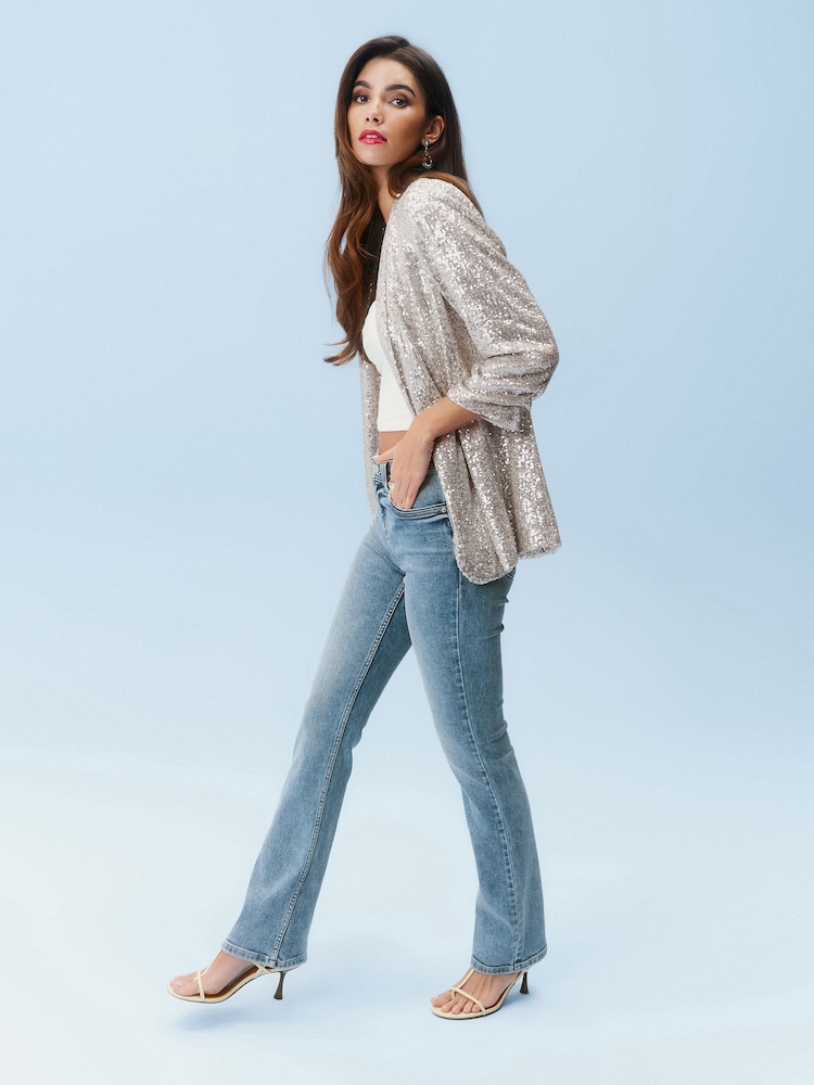 Normaal blauw - Superzachte bootcut-jeans - Image 2 of 7