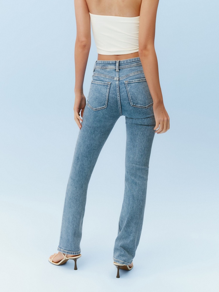 Normaal blauw - Superzachte bootcut-jeans - Image 3 of 7