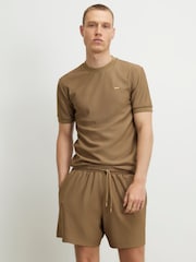 River Island Natural Textured Pull On Shorts - Image 2 of 4