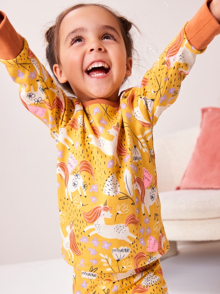 Multi jagoda - Potiskana dolg rokav; z dolgimi rokavi 100% Cotton Snuggle Pyjamas 3 komplet (9mths-8yrs) - Slika 2 iz 8