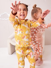 Multi jagoda - Potiskana dolg rokav; z dolgimi rokavi 100% Cotton Snuggle Pyjamas 3 komplet (9mths-8yrs) - Slika 3 iz 8