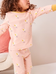 Multi jagoda - Potiskana dolg rokav; z dolgimi rokavi 100% Cotton Snuggle Pyjamas 3 komplet (9mths-8yrs) - Slika 5 iz 8