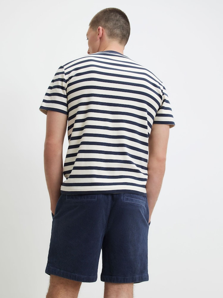 River Island Blue Cord Pull On Shorts - Image 4 of 4