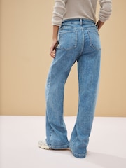 Normaal blauw - Jeans met wijde pijpen - Image 3 of 6