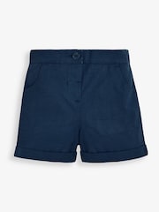 JoJo Maman Bébé Navy Twill Shorts - Image 1 of 1