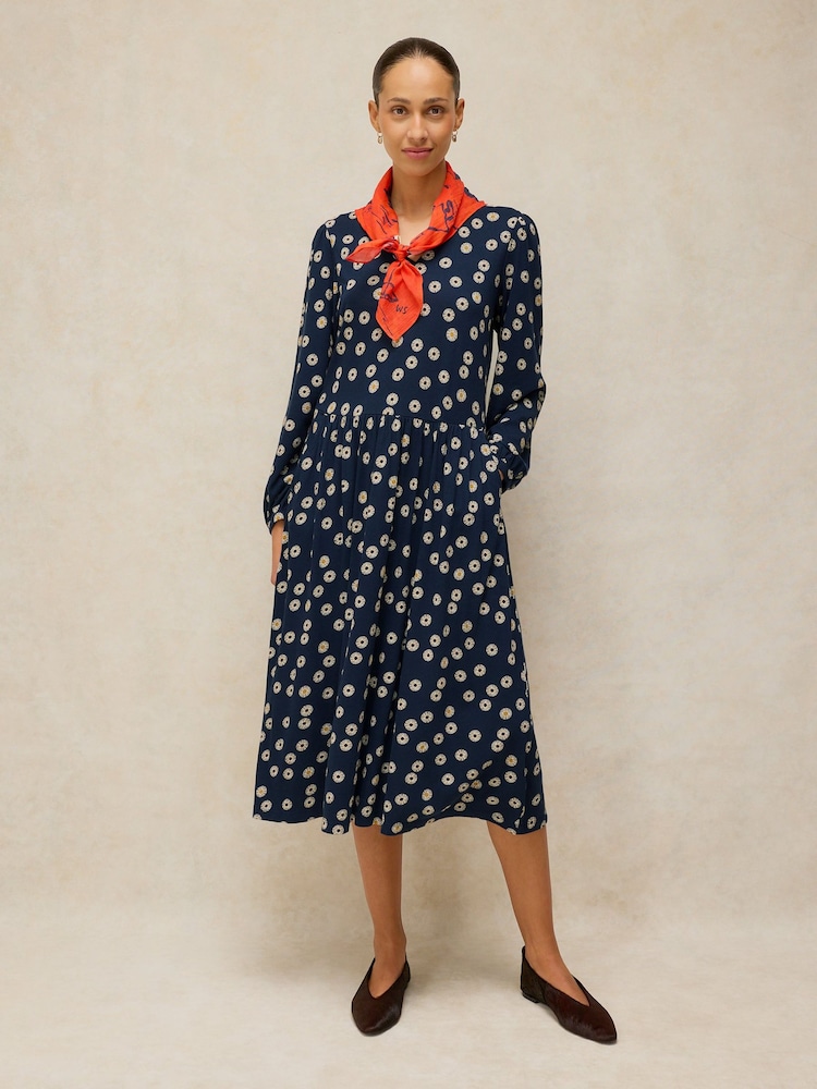 White Stuff Blue Leah Jersey Dress - Image 2 of 6 White Stuff Blue Leah Jersey Dress - Image 2 of 6