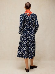 White Stuff Blue Leah Jersey Dress - Image 3 of 6