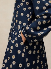 White Stuff Blue Leah Jersey Dress - Image 4 of 6