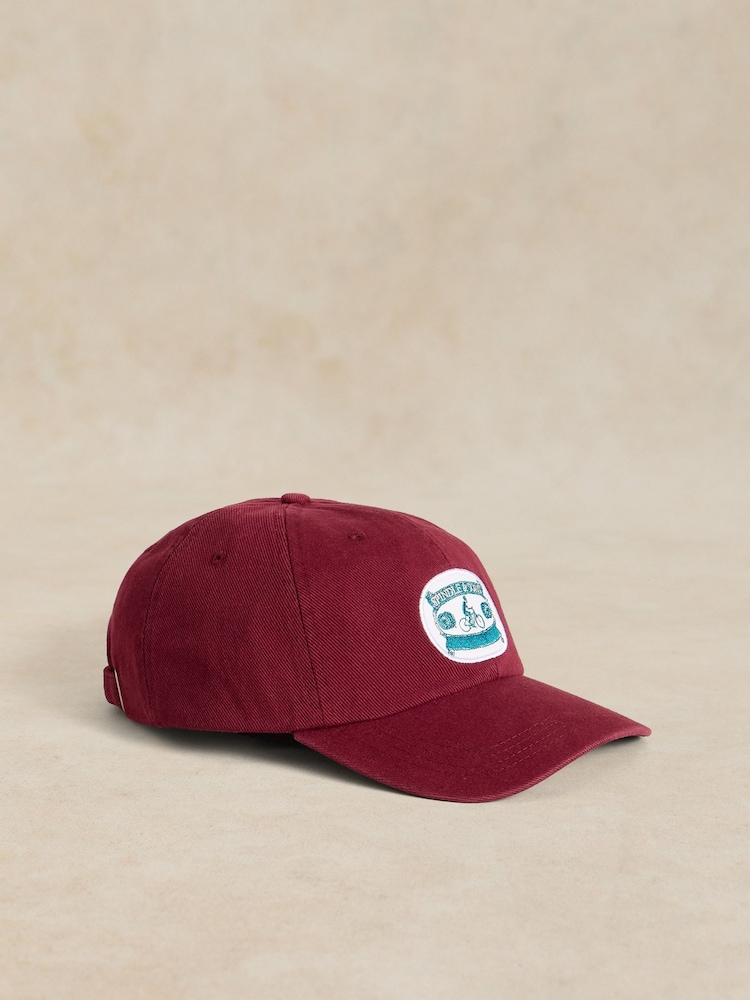 White Stuff Red Patch Detail Cap - Image 1 of 2 White Stuff Red Patch Detail Cap - Image 1 of 2