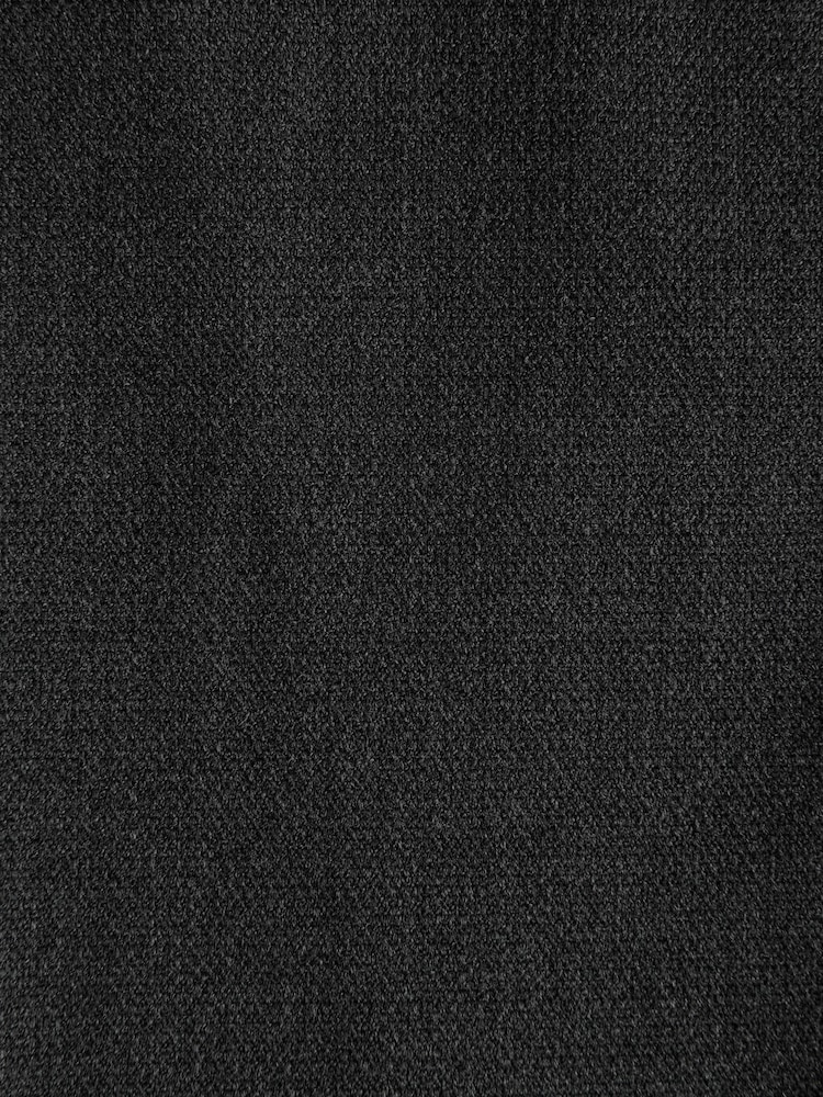 Charcoal Grey Elasticated Waist Smart Wool Blend Joggers - Image 10 of 10