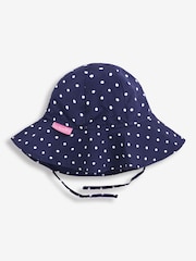 Sombrero para el sol de niña de lunares de Jojo Maman Bébé - Imagen 1 de 1