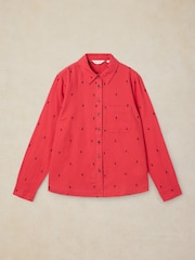 White Stuff Pink Libby Organic Cotton Shirt - Image 5 of 5