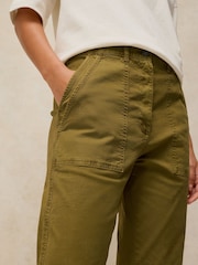 White Stuff Green Twister Chino Trousers - Image 4 of 6