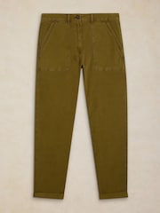 White Stuff Green Twister Chino Trousers - Image 5 of 6