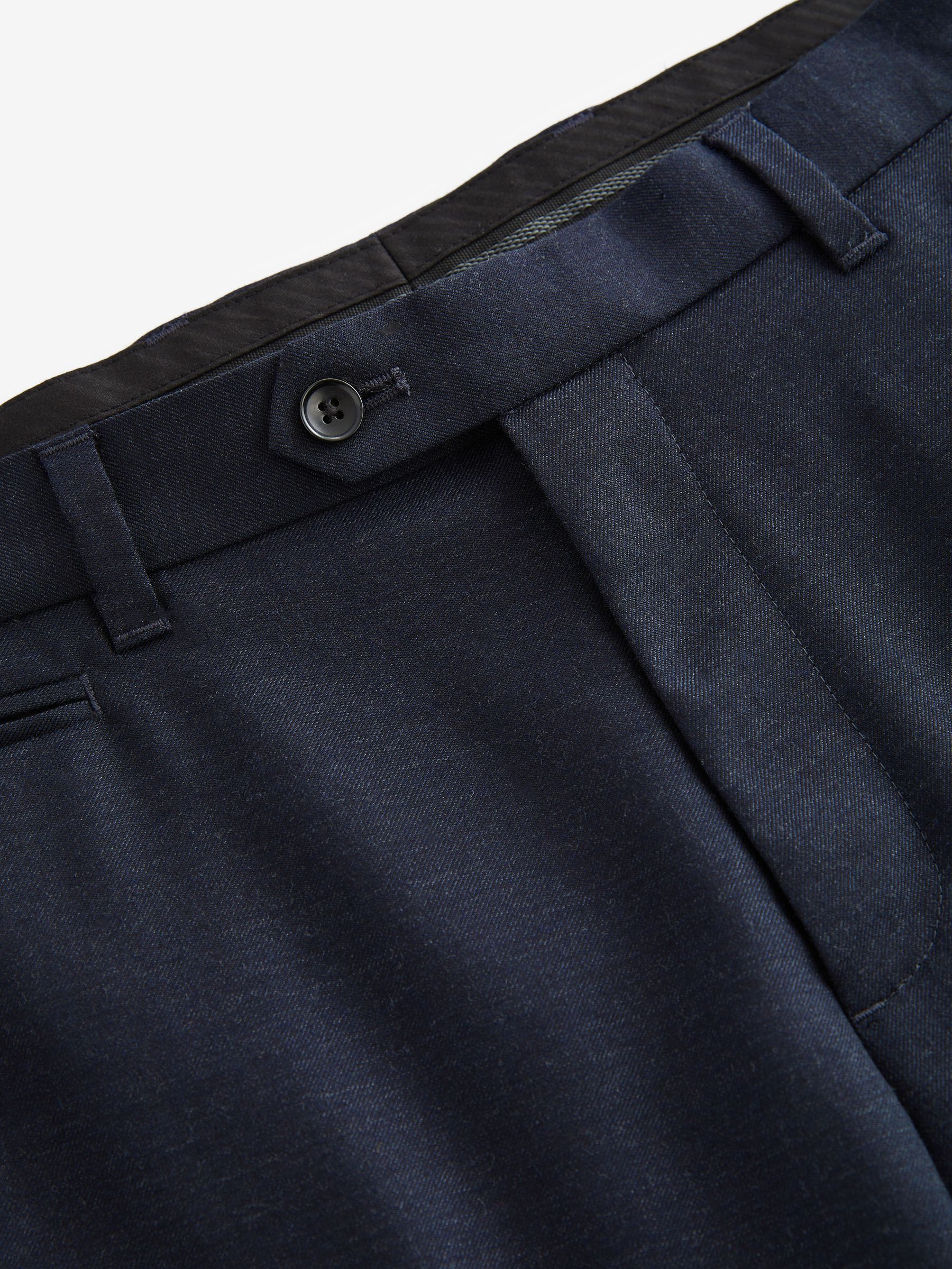 パンツ NEAT WOOLSLACKS 48 NAVY Buy Navy Blue Slim Fit Signature 100% Wool Trousers With Motion