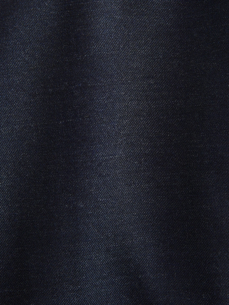 Azul marino - Corte slim - Pantalones de 100 % lana con cinturilla de Motion Flex de Signature - Imagen 9 de 9