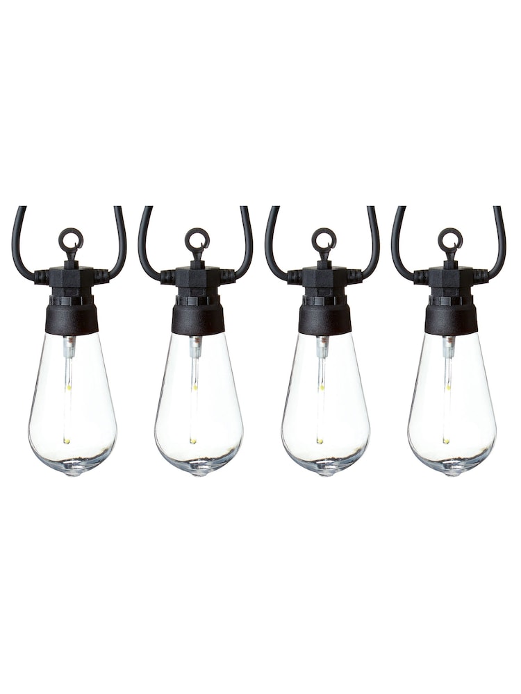 Premier Decorations Ltd Garden 20 White Connectable Festoon Lights - Image 2 of 3