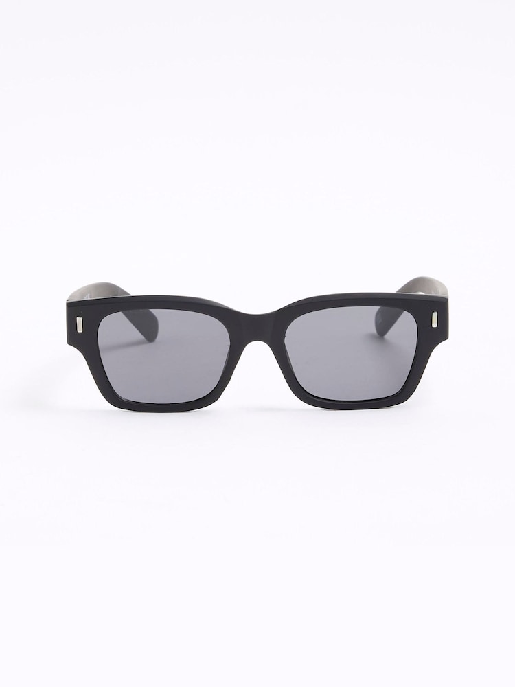 River Island Black Wayfarer Sunglasses - Image 2 of 5