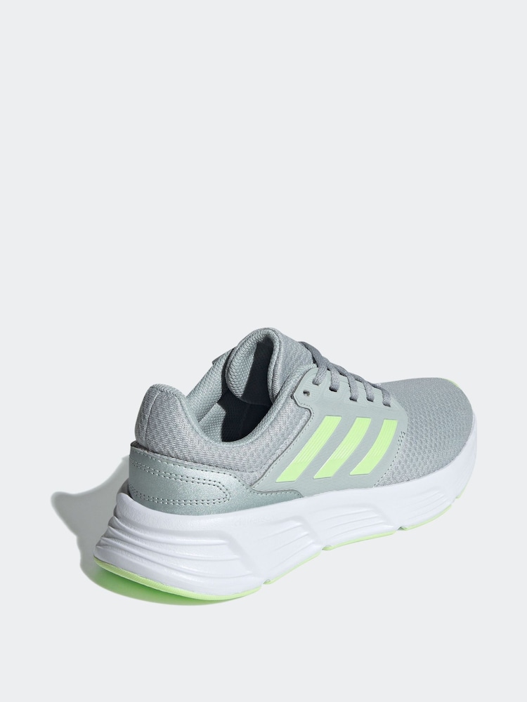 adidas Grey Galaxy 6 Trainers - Image 2 of 8
