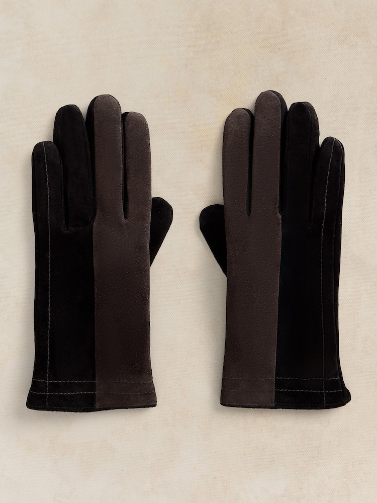 White Stuff Grey Rachel Leather Glove - Image 1 of 3