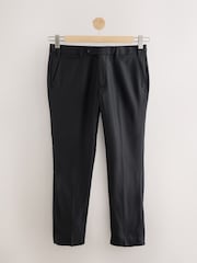 Black Slim Fit Signature 100% Wool Trousers With Motion Flex Waistband - Image 6 of 13