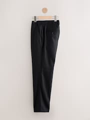 Black Slim Fit Signature 100% Wool Trousers With Motion Flex Waistband - Image 7 of 13