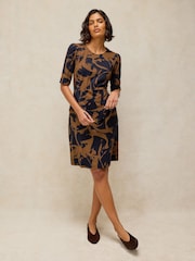 White Stuff Blue Olivia Jersey Dress - Image 1 of 5