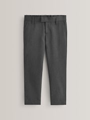 Grey Plus Waist School Formal Slim Trousers (3-17yrs) - Image 1 of 7