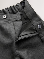 Grey Plus Waist School Formal Slim Trousers (3-17yrs) - Image 6 of 7