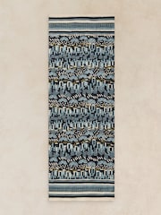 White Stuff Blue Callie Printed Scarf - Image 3 of 3