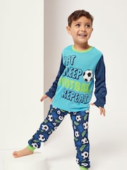 Harry Bear Blue Long Sleeved Pyjamas Set - Image 2 of 3
