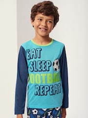 Harry Bear Blue Long Sleeved Pyjamas Set - Image 3 of 3